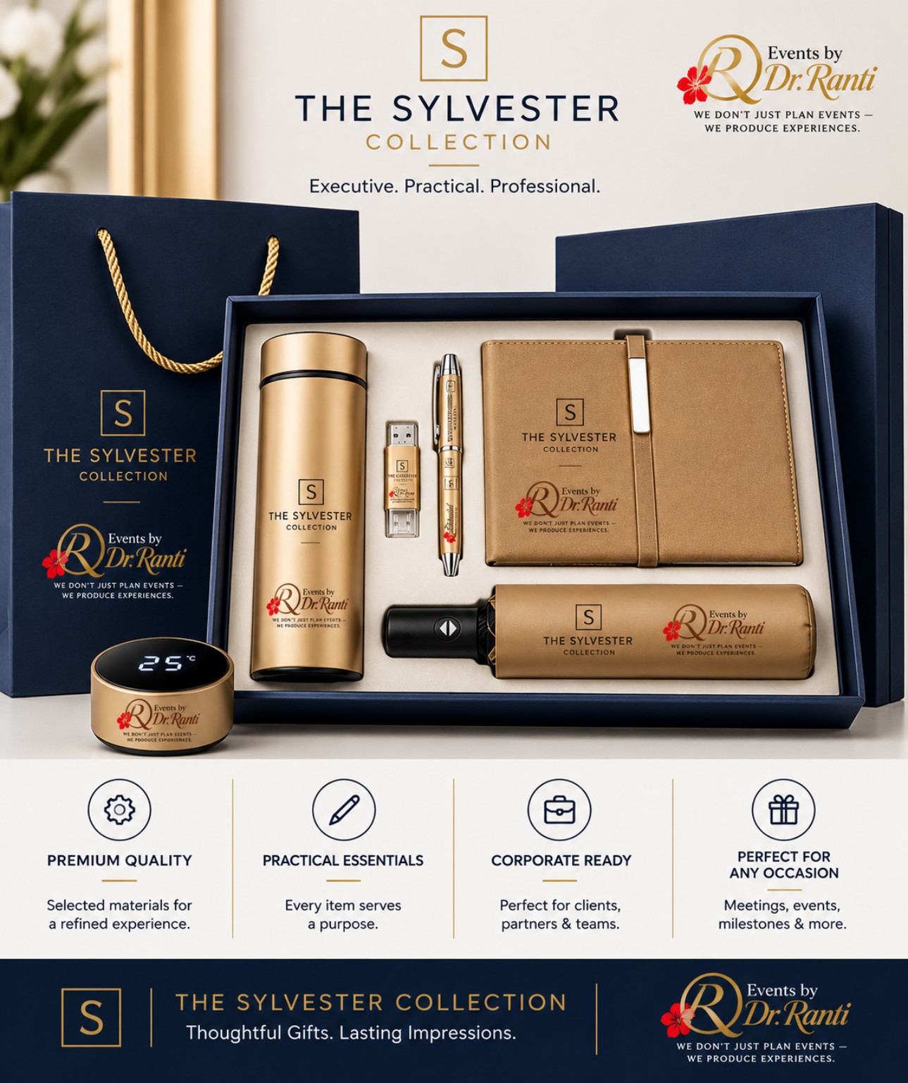 Premium Executive Essentials Set from The Sylvester Collection by Events by Dr. Ranti